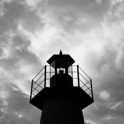 Kissimmee Lakefront Lighthouse Black and White Sunset – Nikon D500 & Tamron 15-30 G2